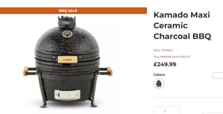 Tower Kamado Maxi Ceramic Charcoal BBQ for £199.99 at Tower Housewares