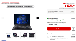Acer Predator Helios Neo 16 PHN16-71-92CU voor €1734,61 bij