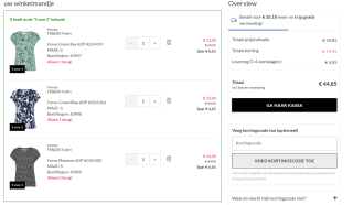 3 halen 2 betalen op geselecteerde stijlen bij Bon'A Parte