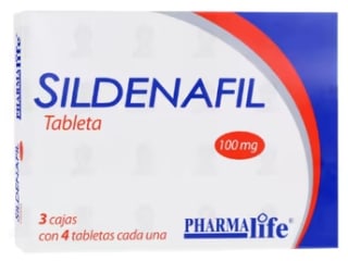 Pack Sildenafil 100 mg, 3 Cajas Pharmalife por $119 en Farmacias Guadalajara