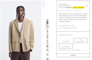 Chaquetas americanas Zara por 19,99€