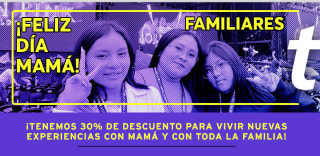 ¡Feliz dia Mamas! 30% de descuento en Ticketmaster