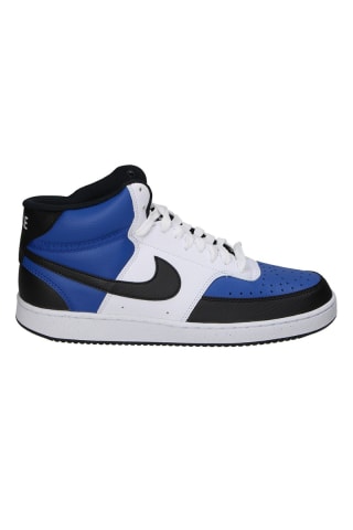 Nike Court Vision Mid Sneakers Wit Blauw Zwart voor €44,99 bij Voorwinden