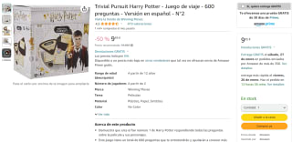 Trivial Pursuit Harry Potter por 9,95€