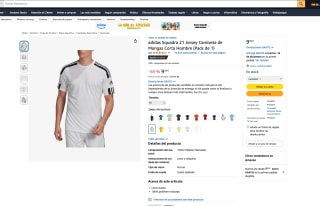 Camiseta Adidas Squadra 21 deporte por solo 9,59€