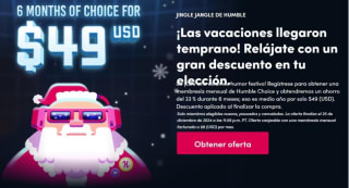 Suscripción Humble Bundle Choice durante 6 meses 8$/mes