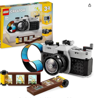 Set LEGO Creator 3 en 1 Cámara Retro de Juguete Convertible en Videocámara Vintage y Televisor por 14,99€