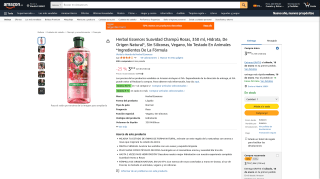 2 Herbal Essences Suavidad Champú Rosas por 5,99€
