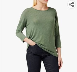 Korting bij Amazon op Vero Moda Vmcarla 3/4 Top Ga Noos dames Shirt