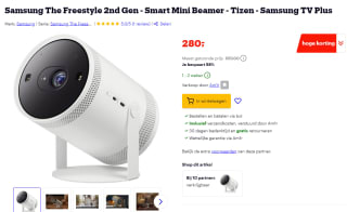Samsung The Freestyle 2nd Gen smart mini beamer voor €280 bij Bol