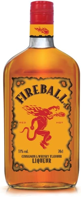 Fireball Cinnamon Whisky botella de Licor de Whisky infusionado con canela 700ml por 10,86€