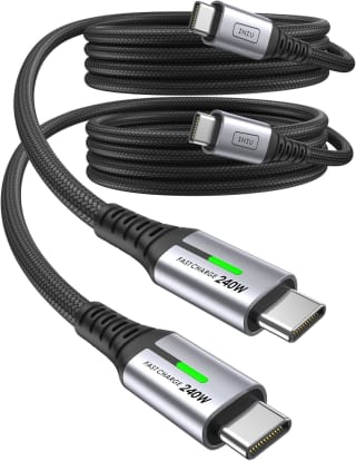 INIU 240W USB C-kabel, [2-pack 2m] PD-snellaadkabel USB C naar USB C