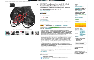 Funda SIBOTER Bicicleta Exterior 200x70x110cm por solo 7,40€