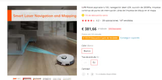 Robot Aspiradora ILIFE L100 por 255.96€