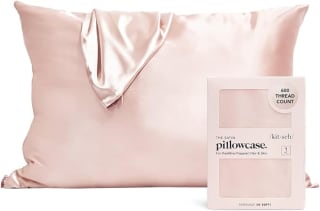 Funda de Almohada Kitsch 100% Satén Estándar por $70 en Amazon