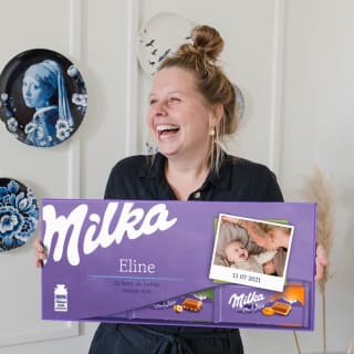 Gepersonaliseerde Mega Milka reep voor €21,72 dmv code bij Your Surprise