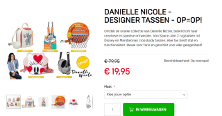 Diverse Danielle Nicole designertassen voor €19,95 bij Dagknaller