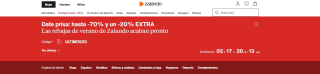 Hasta 70% de rebajas y 20% descuento extra desde Zalando