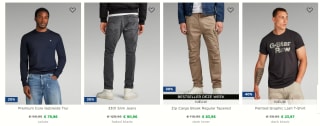 G-Star RAW sale tot 40% korting tijdens Black Fiday!