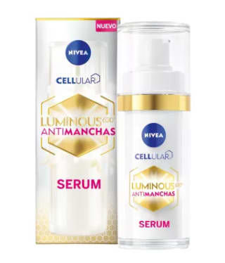 Sérum anti-manchas con Ácido Hialurónico y Vitamina E Nivea Luminous 630 30ml por 12.31€