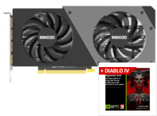 INNO3D GeForce RTX 4070 TWIN X2 Videokaart + Diablo 4 voor €599 bij Proshop