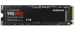 Disco Duro Samsung 990 PRO 2TB SSD PCIe 4.0 NVMe M.2 por 235.45€