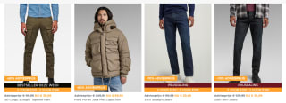 22% extra korting op de outlet bij G-star