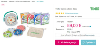 TIMIO Starter-set met discs voor €89 bij Pinkorblue