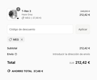 Reloj Amazfit T-Rex 3 por solo 212,42€