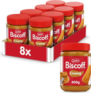 Pack 8 tarros Lotus Biscoff Crema Untar Original Sabor Original Caramelizado + 14€ saldo por 24,84€