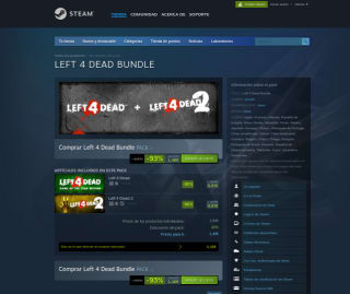 Left 4 Dead Bundle PACK por solo 1,40€