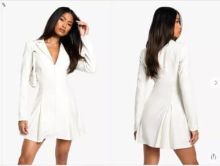 Robe blazer habillée à agrafes à 62€