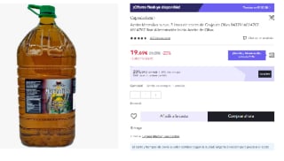 Aceite Marzoliva de Orujo de oliva suave, 5 litros por 13.29€