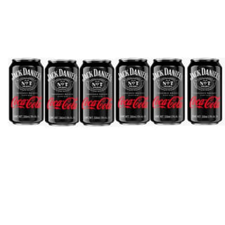 12 latas Whisky Jack Daniel's Coca Cola Lata 33cl por 17,09€ (cuenta nueva 10,25€)