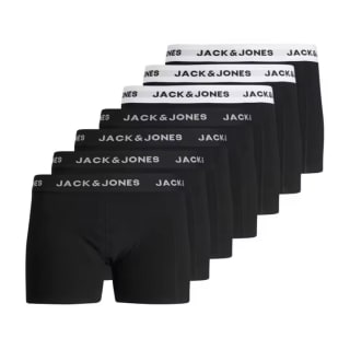 Jack & Jones Pack de 7 Bóxers de Algodón Elástico para Hombre por 21,45€