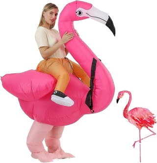 Jashke Opblaasbaar flamingopak voor €33,90 bij Amazon