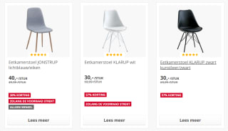 Meubelweek bij Jysk met kortingen tot 50%