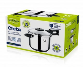 Pre Black Friday Olla a Presión SAN IGNACIO Creta 6 Litros por 37,42€