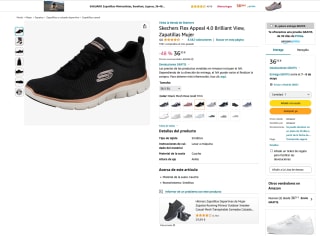 Zapatillas Skechers Flex Appeal 4.0 Brilliant View Mujer desde 36,35€