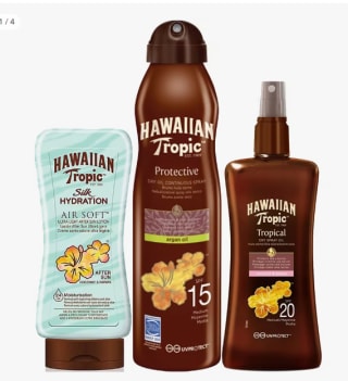 Pack Hawaiian Tropic para la protecioón y cuidao para la piel por 13,60€