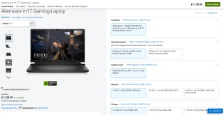 Pick Dell Alienware M17 laptop as low as £1,084.22 at Dell