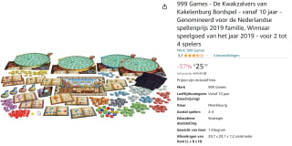 999 Games - De Kwakzalvers van Kakelenburg Bordspel voor €25,19 bij Amazon
