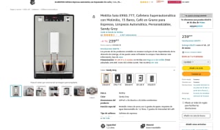 Cafetera Melitta Solo E950-777 Superautomática con Molinillo por 239€