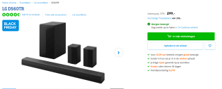 LG Soundbar 5.1 kanaal DS60T voor €299 bij Coolblue