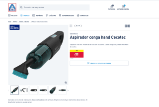 Aspirador Conga Hand Cecotec a tan solo 9,99€