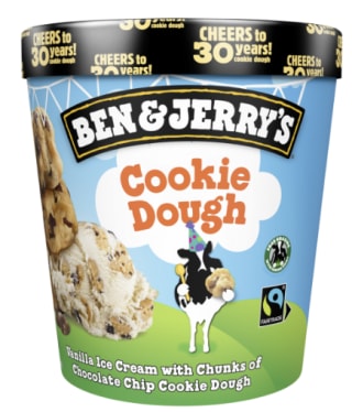 Pot de crème glacée cookie BEN & JERRY'S à 4,19€