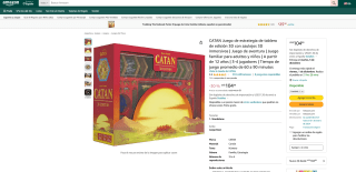 Juego de mesa Catan 3D por solo 96,14€