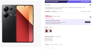 Xiaomi Redmi Note 13 Pro 8GB 256GB por 189.88€ (Cuenta Nueva 177.88€)