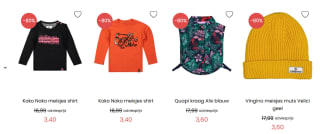 Kinderkleding in de sale tot 80% korting bij Kixx