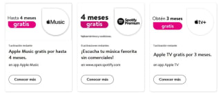 Beneficios Walmart Spotify y iMusic y AppleTV Gratis